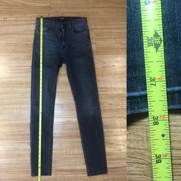 Hudson Dark Grey Barbara Super Skinny Jeans - Picture 12 of 13